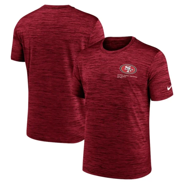 San francisco 49ers nike velocity performance t shirt Scarlet