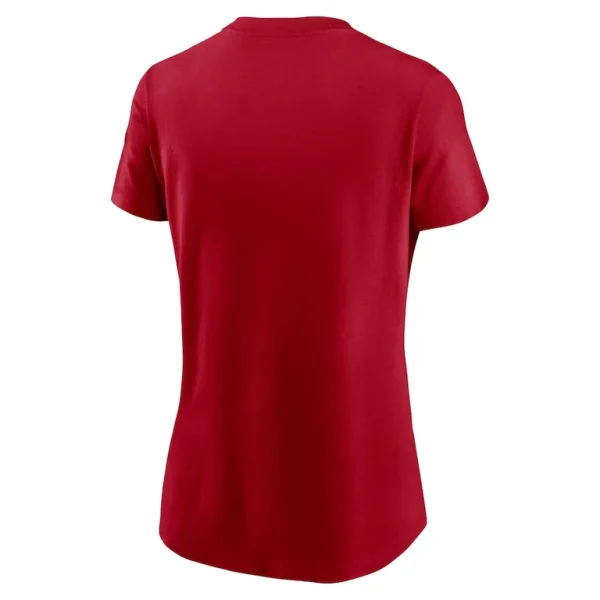 San francisco 49ers nike womens 2023 nfc west division champions locker room trophy collection t shirt Scarlet M