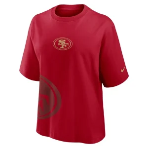 San francisco 49ers nike womens boxy t shirt Scarlet S