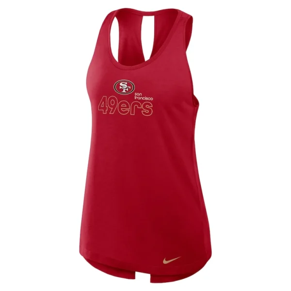 San francisco 49ers nike womens crossback performance tank top Scarlet S