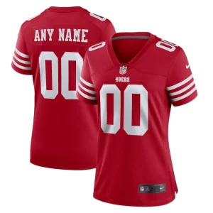 San francisco 49ers nike womens game custom jersey Scarlet
