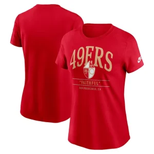 San francisco 49ers nike womens hometown local pack t shirt Scarlet