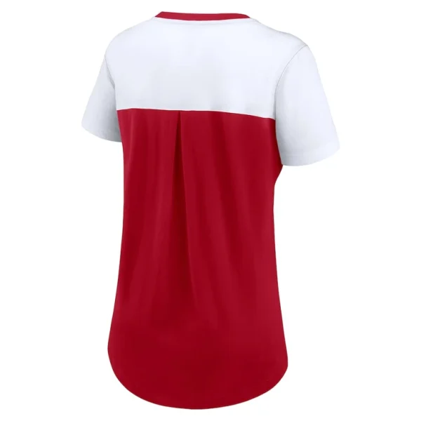 San francisco 49ers nike womens performance fashion t shirt Scarlet M