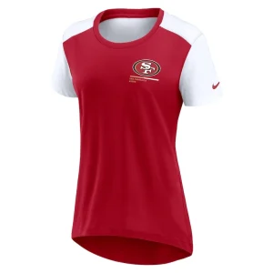 San francisco 49ers nike womens performance fashion t shirt Scarlet S
