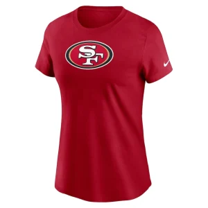 San francisco 49ers nike womens primary logo t shirt Scarlet S