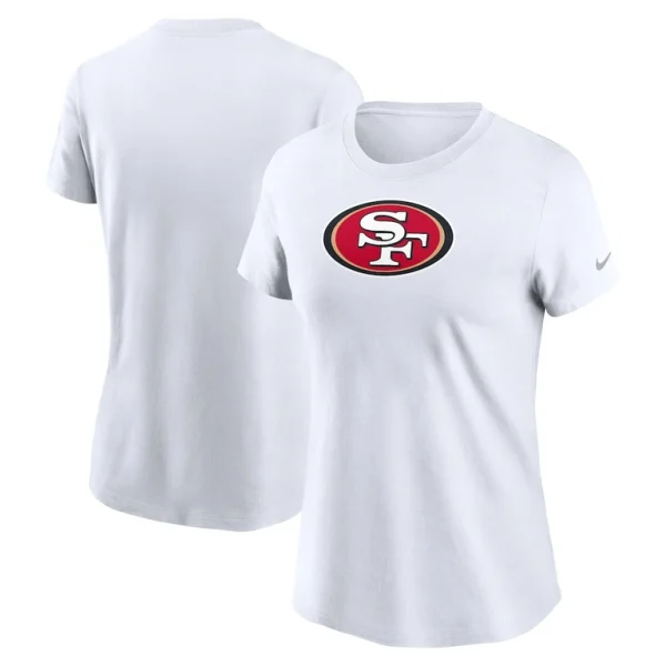 San francisco 49ers nike womens primary logo t shirt White