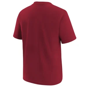 San francisco 49ers nike youth 2023 nfc west division champions locker room trophy collection t shirt Scarlet Yth L