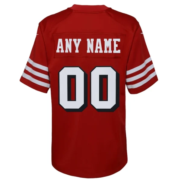 San francisco 49ers nike youth alternate custom game jersey Scarlet Yth L