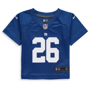 Saquon barkley new york giants nike infant game jersey Royal 18 MO