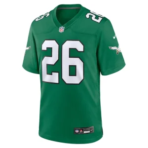 Saquon barkley philadelphia eagles nike alternate game jersey Kelly green M