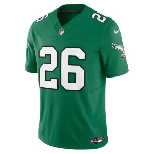 Saquon barkley philadelphia eagles nike alternate vapor f.u.s.e. limited jersey Kelly green M