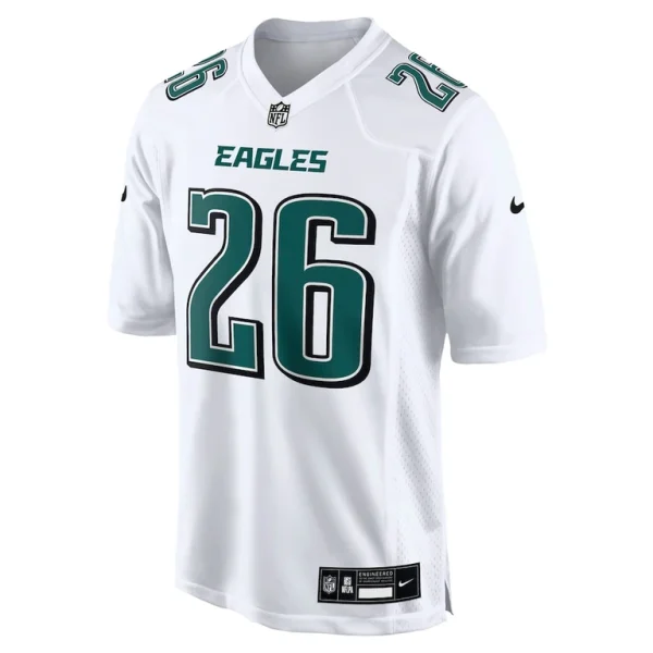 Saquon barkley philadelphia eagles nike fashion game jersey Tundra white M