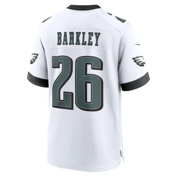 Saquon barkley philadelphia eagles nike super bowl lix game player jersey White L