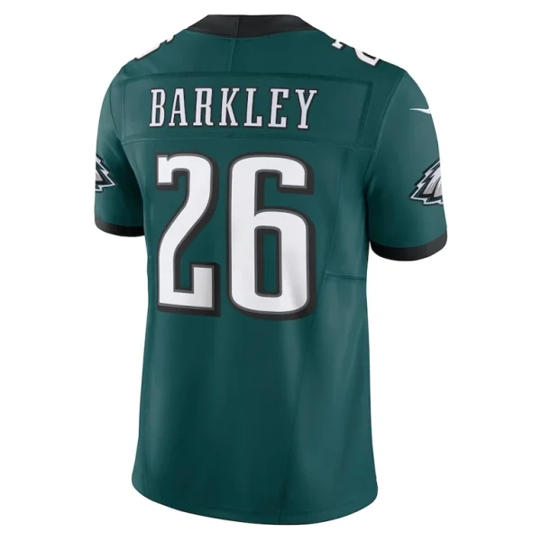 Saquon barkley philadelphia eagles nike vapor f.u.s.e. limited jersey Midnight green L