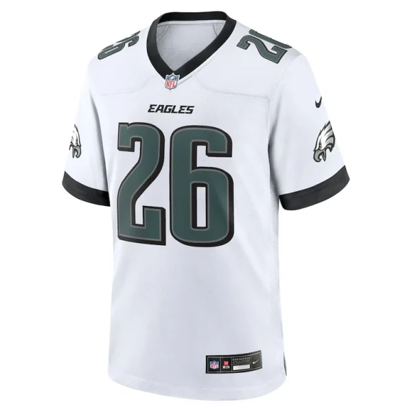 Saquon barkley philadelphia eagles nike white game jersey White M
