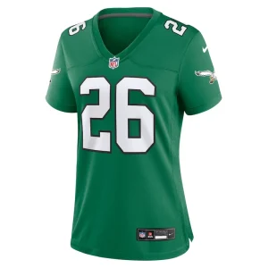 Saquon barkley philadelphia eagles nike womens alternate game jersey Kelly green M