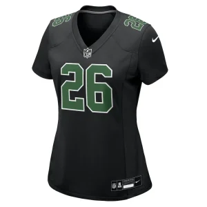 Saquon barkley philadelphia eagles nike womens fashion game jersey Carbon blackkelly green M