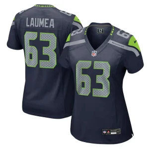 Sataoa laumea seattle seahawks nike womens game jersey College navy