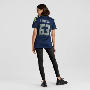 Sataoa laumea seattle seahawks nike womens team game jersey College navy 2XL