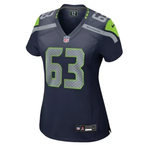 Sataoa laumea seattle seahawks nike womens team game jersey College navy M