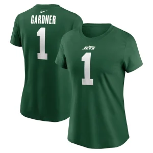 Sauce gardner new york jets nike womens player name number t shirt Green