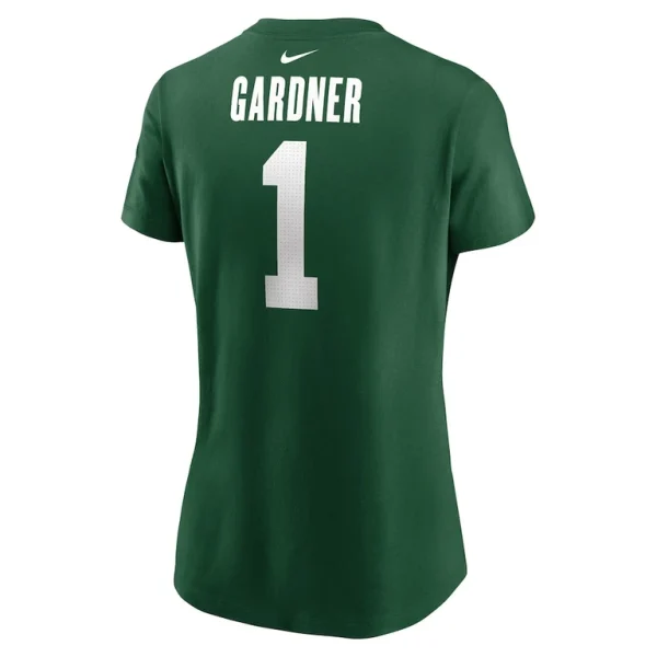 Sauce gardner new york jets nike womens player name number t shirt Green L
