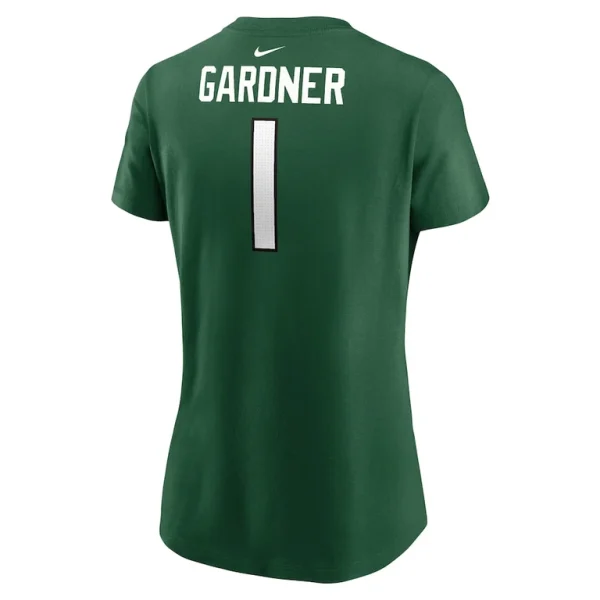 Sauce gardner new york jets nike womens player name number t shirt Green L