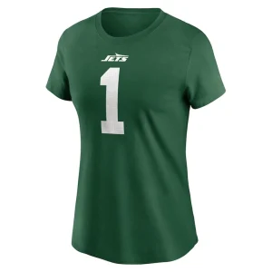 Sauce gardner new york jets nike womens player name number t shirt Green M