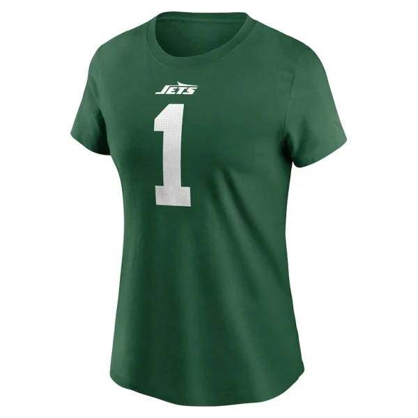 Sauce gardner new york jets nike womens player name number t shirt Green M