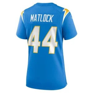 Scott matlock los angeles chargers nike womens game jersey Powder blue L