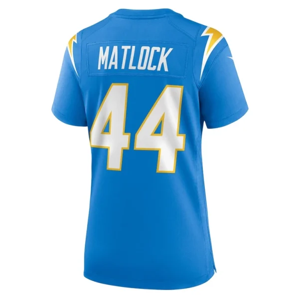 Scott matlock los angeles chargers nike womens game jersey Powder blue L