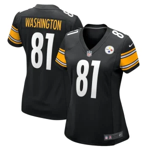 Scotty washington pittsburgh steelers nike womens game jersey Black