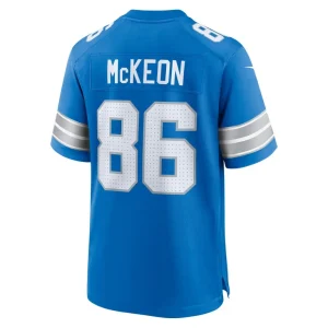 Sean mckeon detroit lions nike game jersey Blue L