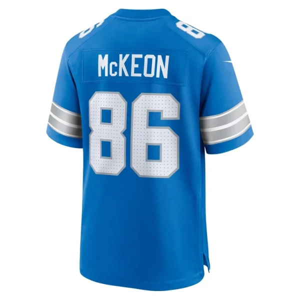 Sean mckeon detroit lions nike game jersey Blue L