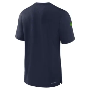 Seattle seahawks nike 2023 sideline performance t shirt College navy L