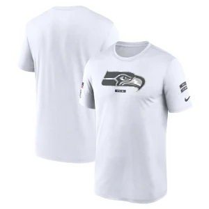 Seattle seahawks nike 2024 salute to service legend performance t shirt White