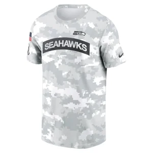 Seattle seahawks nike 2024 salute to service performance t shirt Arctic camo M