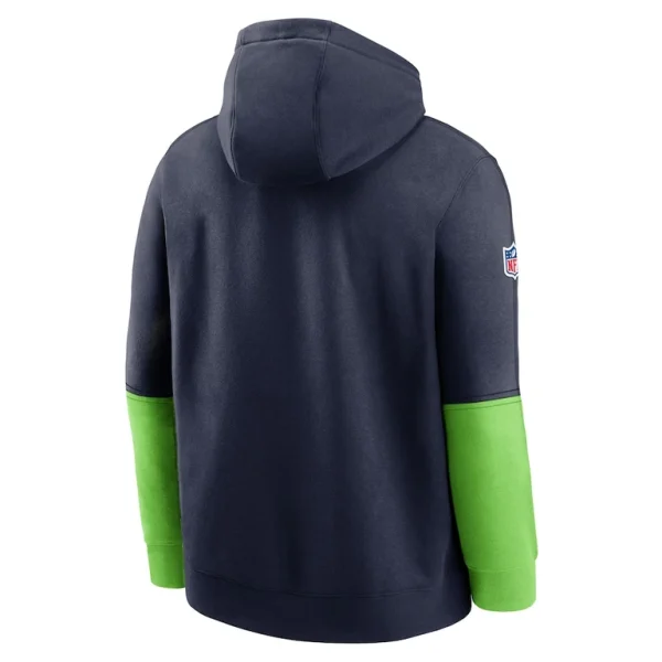 Seattle seahawks nike 2024 sideline club pullover hoodie College navy L