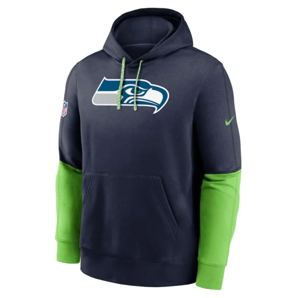 Seattle seahawks nike 2024 sideline club pullover hoodie College navy M