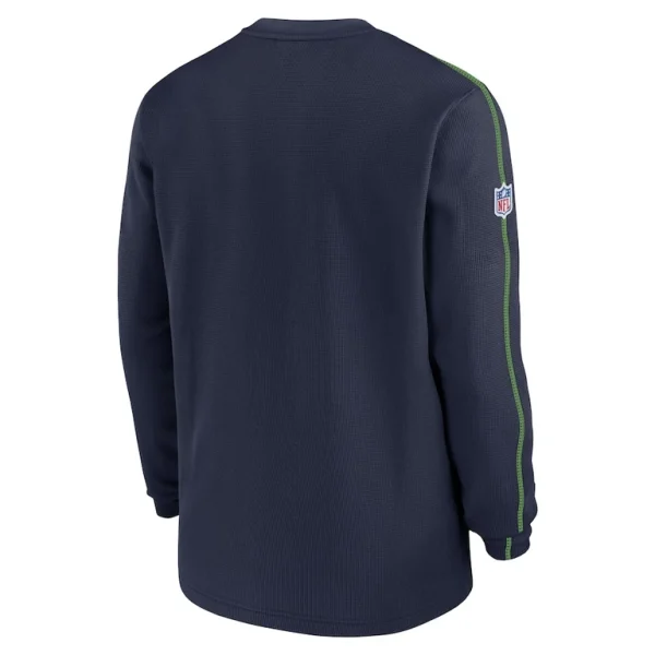 Seattle seahawks nike 2024 sideline coaches long sleeve top College navy L
