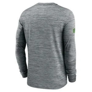Seattle seahawks nike 2024 sideline velocity performance long sleeve t shirt Gray L