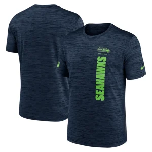 Seattle seahawks nike 2024 sideline velocity performance t shirt College navy