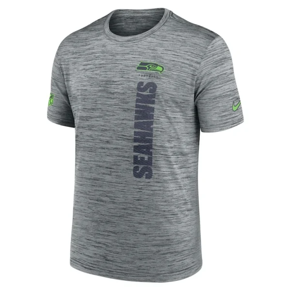 Seattle seahawks nike 2024 sideline velocity performance t shirt Gray M