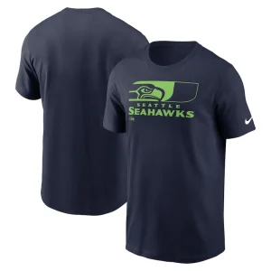Seattle seahawks nike air essential t shirt College navy