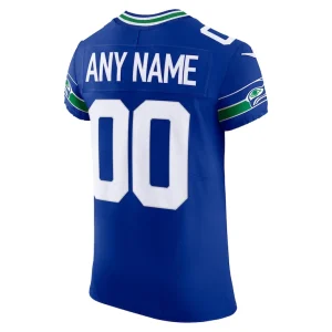 Seattle seahawks nike alternate vapor f.u.s.e. elite custom jersey Mens royal 48
