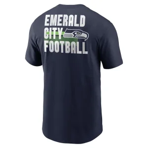 Seattle seahawks nike blitz essential t shirt College navy L