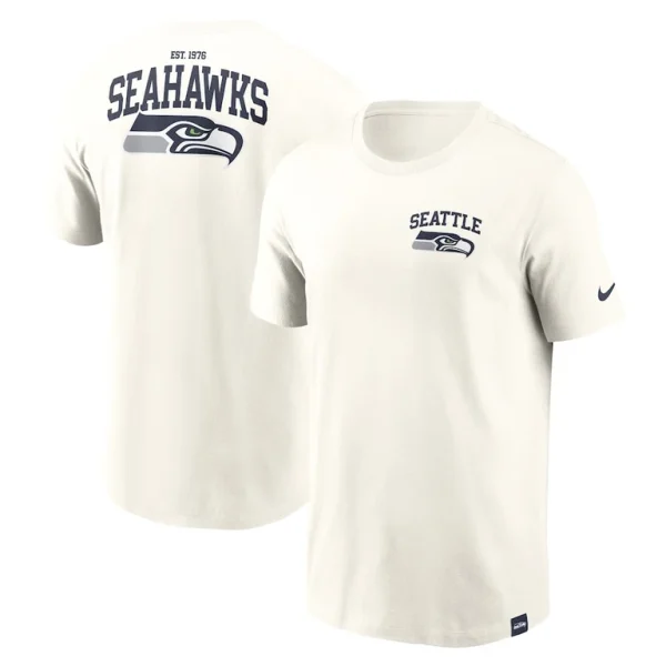 Seattle seahawks nike blitz essential t shirt Cream