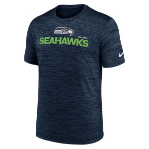 Seattle seahawks nike blitz velocity modern performance t shirt College navy M