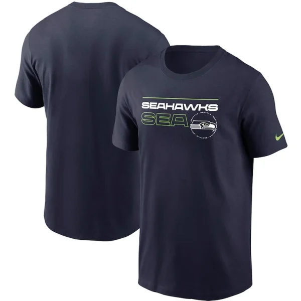 Seattle seahawks nike broadcast essential t shirt College navy