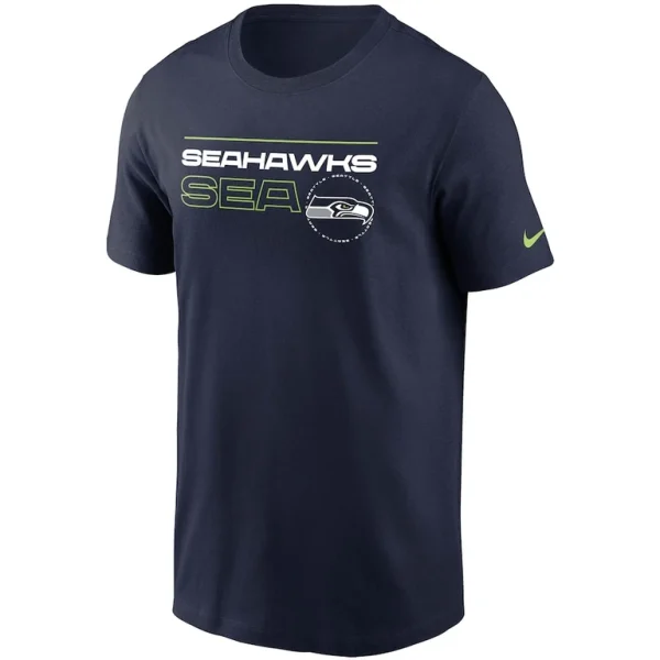 Seattle seahawks nike broadcast essential t shirt College navy M